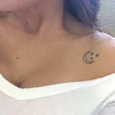 Each of these stars usually appears on different parts of the body that create a unique pattern. 37 Mini Tattoos Of Moon And Stars To Bring A Piece Of Sky With You Tiny Tattoo Inc