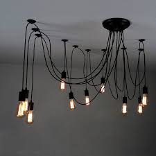 Edison Bulb Ceiling Lamp Hanging Lamp E27 Squirrel Cage Filament Light Bulb Diy Set Edison Bulbs Industrial Pendant 110v 220v Rustic Ceiling Lights Ceiling Light Design Light Bulb Chandelier