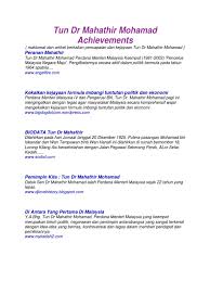 Bin iskandar dan wan tempawan. Kejayaaan Dr Mahathir