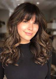 The bangs have a life on their own and can be styled in many different ways. Cutest Brunette Long Hairstyles With Bangs To Wear In 2019 Voguetypes Hairstyles With Bangs Layered Haircuts With Bangs Long Hair With Bangs