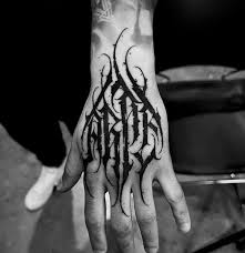 Arte” Done with Allegory Ultra Blak #vampire #blackletter #blackwork #black  #tattoo #tattooideas #tattooartist #dark #gothic #midwest #spider  #calligram #calligraphylettering #alphabet #tattooflashsheet #cursed  #allegoryink #blaklist #letters ...