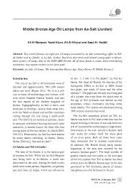 Low to high sort by price: Pdf Middle Bronze Age Oil Lamps From As Salt Jordan Ali Al Manaser Academia Edu