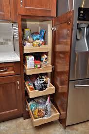 Pantry Pull Out Shelves Cabinet Brand Haas Signature Collection Wood Species Cherry Cabinet Finish Pecan Door Style Cabinet Cabinet Accessories Kitchen