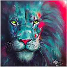 Lion Art Lion Painting Animal Paintings Lion Art