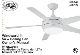 If you still need to locate your ceiling fan manual please refer to our post hampton bay ceiling fan manuals.this post lists all of our ceiling fan models and manuals to date. Buy Hampton Bay 54shrlom 54shrl Operating Manual