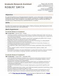 Formatting your cv correctly is necessary to make your document clear, professional and easy to read. Graduate Research Assistant Resume Samples Qwikresume