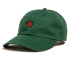 Green Rose Dad Hat Funky Hats Womens Baseball Cap Hats