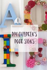 Diy Children S Room Door Letters Craft Challenge 1 Door Signs Diy Room Door Decorations Bedroom Door Decorations