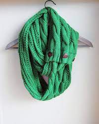 Been Looking For This Exact Color Scarf For Months Kelly Green Cable Knit Scarf By Northernly 34 00 Cable Knit Scarf Wear Green Scarf