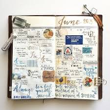Art Journal And Bullet Journal A Combination Layout Beginner Scrapbooking Sketchbook Journaling Scrapbook Inspiration