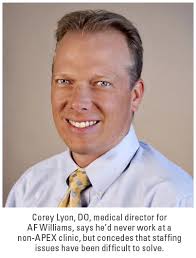 AF Williams providers still determined to get APEX to its peak