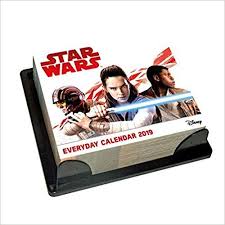 Star Wars Desk Block 2019 Calendar Page A Day Desk Block Format 9781785497193 Amazon Com Books Block Calendar Star Wars Calendar