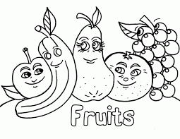 Watermelons are not only bright and colorful but great for hydration on hot summer days. Cartoon Fruit Pictures Coloring Home