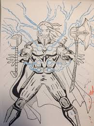 How to draw thor from phineas and ferb. Thor Mjolnir And Stormbreaker By Julianomarold On Deviantart