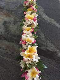 Plumeria Stephanotis Hydrangea Hawaiian Flowers Beach Theme Wedding Flower Lei