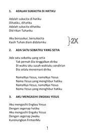 Handbook lagu sekolah minggu
