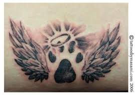 Tattoo Ideas Pet Memorials Pawprint Tattoo Dog Memorial Tattoos Dog Paw Tattoo