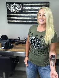 Forearm Black And Gray American Flag Tattoo Pin On Tattoo