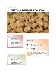 Rebus dulu tahu coklatnya, tiriskan. Resep Tahu Sumedang