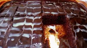 Basboussa Au Chocolat Un Superbe Gateau A Base De Semoule Et Chocolat Youtube
