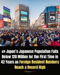 It marks the 17th consecutive year that the Japanese population has declined