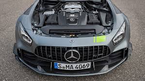 The front axle is fitted with an adjustable torsion bar made of lightweight carbon fibre. Mercedes Amg Gt R Pro Review Gran Turismo With A Track Focused Twist Car Magazine