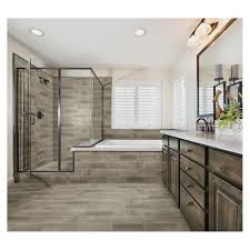 Woodlane Floor Or Wall Ceramic Tile 7 X 20 At Menards Bathroom Floor Tiles Bathroom Wall Panels Bathroom Flooring