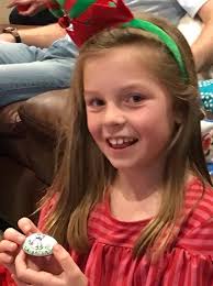 Holiday rock painting for neighbors tonight