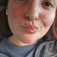 16g Bar 6 8 10 implant Grade Titanium Rook Daith Vertical Labret B27