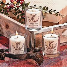 A few sprigs of boxwood adds a pop of greenery and completes the look. Personalized Rustic Western Wedding Votive Candle Holders Oriental Trading