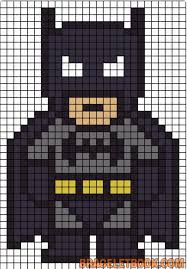 Batman Perles A Tisser Motifs Perles Hama Et Point De Croix