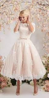 24 Gorgeous Tea Length Wedding Dresses Tea Length Wedding Dress Vintage Tea Length Wedding Dress Mid Length Wedding Dresses