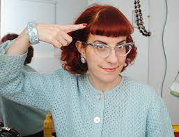 Bangs medium hair haircut medium long hair fringe styles medium haircuts good hair day grunge hair. Vintage Hairstyle Trick To Hide Bangs By Gum By Golly