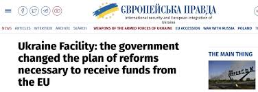 Tim Mak on X: "Ukraine approved changes to its reform plan to unlock EU  funding, including updated deadlines, as a step forward for EU accession.  This week, parliament restored anti-corruption bodies amid