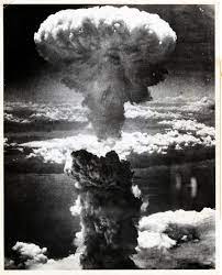 At 11:02 japanese time, on the 9th august 1945, the united states dropped the second atomic bomb. Mushroom Cloud Over Nagasaki Japan 9 August 1945 The Digital Collections Of The National Wwii Museum Oral Histories