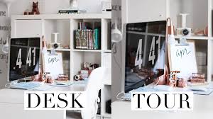 Maybe you would like to learn more about one of these? My Desk Tour Rose Gold Marble Youtube
