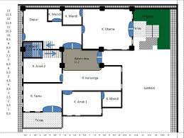 Gambar Denah Rumah Dengan Excel 2007 Denah Rumah Rumah Microsoft