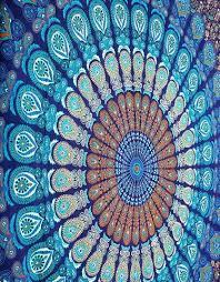 New officially licensed grateful dead gear by gypsy rose fall winter 2020. Blue Tapestry Blue Mandala Tapestry Blue Elephant Tapestry