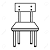 Student Desk Desk Clipart Black And White
