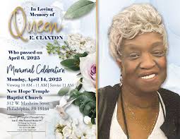 New Hope please keep the family of Sister Queen Claxton in your prayers as  they prepare to say farewell.