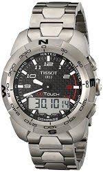 Tissot Men S T0134204420200 T Touch Expert Titanium Watch Erkek Kol Saatleri