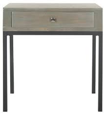 End Table Ash Safavieh Rustic End Tables Furniture End Tables With Storage