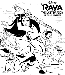 All you need is photoshop (or similar), a good photo, and a couple of minutes. Raya And The Last Dragon Coloring Pages 70 Free Coloring Pages