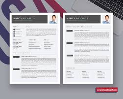 A microsoft word resume template is a tool which is 100% free to download and edit. Modern Resume Template For Ms Word Creative Cv Template Professional Resume Format Unique Resume Editable Resume Design 1 3 Page Resume Template For Job Application Instant Download Templatesusa Com