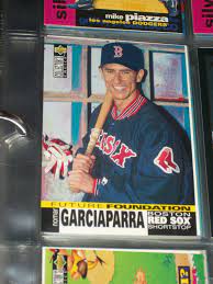 He appears on a draft pick card with j.j. Nomar Garciaparra 95 Ud Collectors Choice Rare Rookie Card Future Foundation