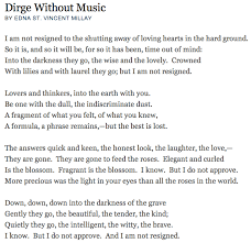 Poet Ponderings Poetry Quotes Haiku Edna St Vincent Millay Such A Stunning Poem Poetry Words Poetic Words Edna St Vincent Millay