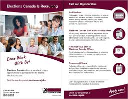 Media captionfour years of justin trudeau in two minutes. Elections Canada Is Recruiting Elections Canada