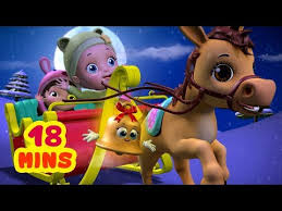 Dashing Through The Snow Jingle Bells Song For Children Infobells Youtube