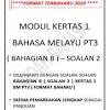 Berikut dikongsikan format soalan, instrumen dan pemarkahan bagi mata pelajaran dalam pt3 bermula 2019. 1
