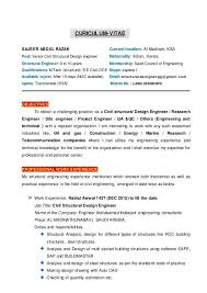 structural engineer resume sample cv of